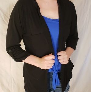 Black cardigan